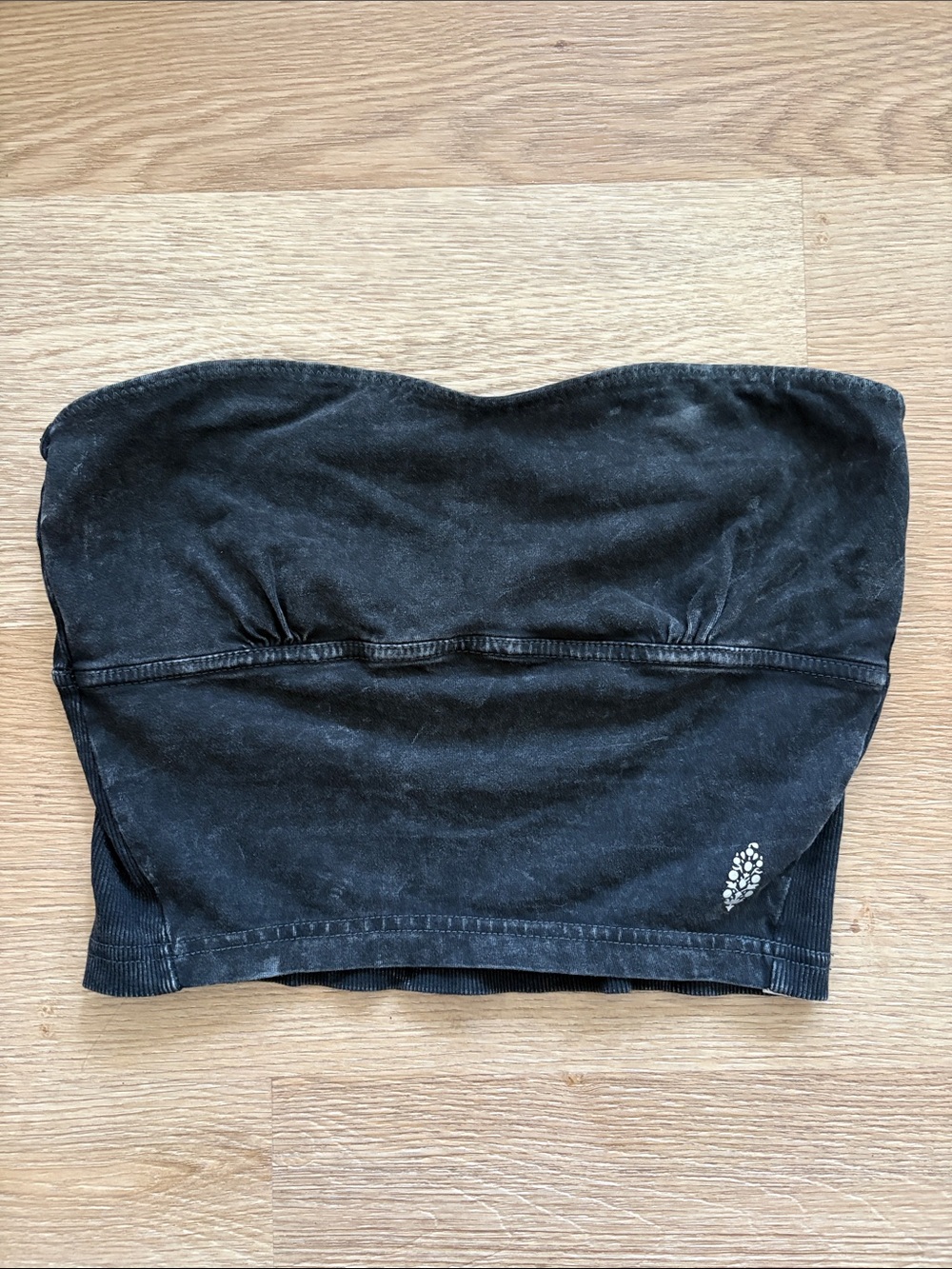 Free People Black Strapless Tube Top